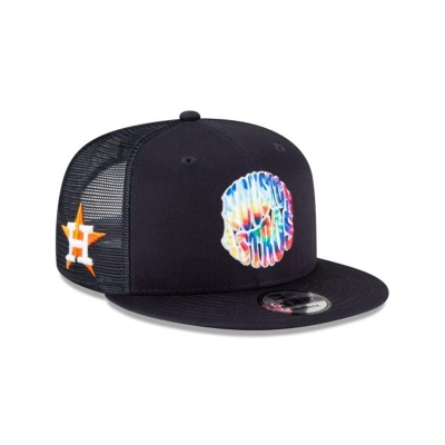 Sapca New Era Houston Astros MLB Groovy 9FIFTY Snapback - Albastri